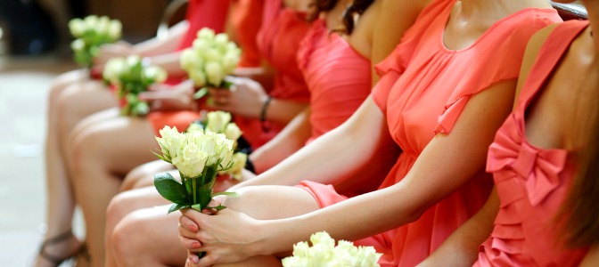 Coordinate the bridesmaids as a wedding planner