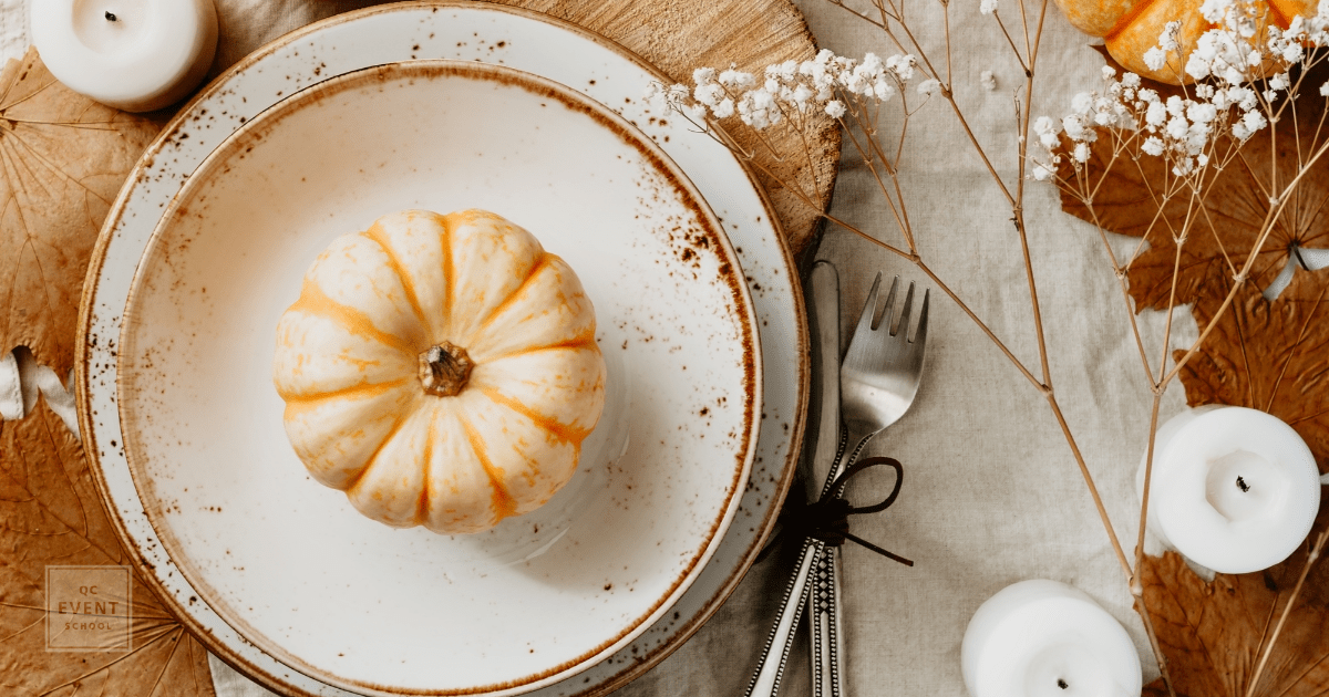 fall dinner party tablescape learn to plain party planning course