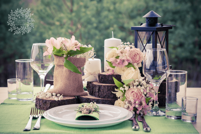 gorgeous rustic wedding table decor
