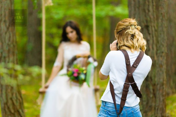 How to get clients as an event planner in-post image, stylized bridal photoshoot